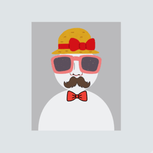 a cartoon profile picture